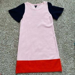 Ann Taylor Color-block Dress Petite Medium